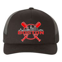 Boston Vintage Baseball Yupoong Adult 5-Panel Trucker Hat