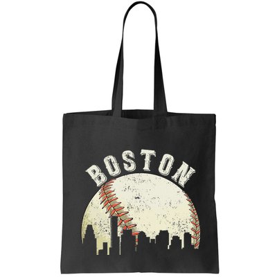 Boston Vintage Baseball Distressed Retro Bag
