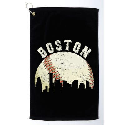 Boston Vintage Baseball Distressed Retro Golf Towel