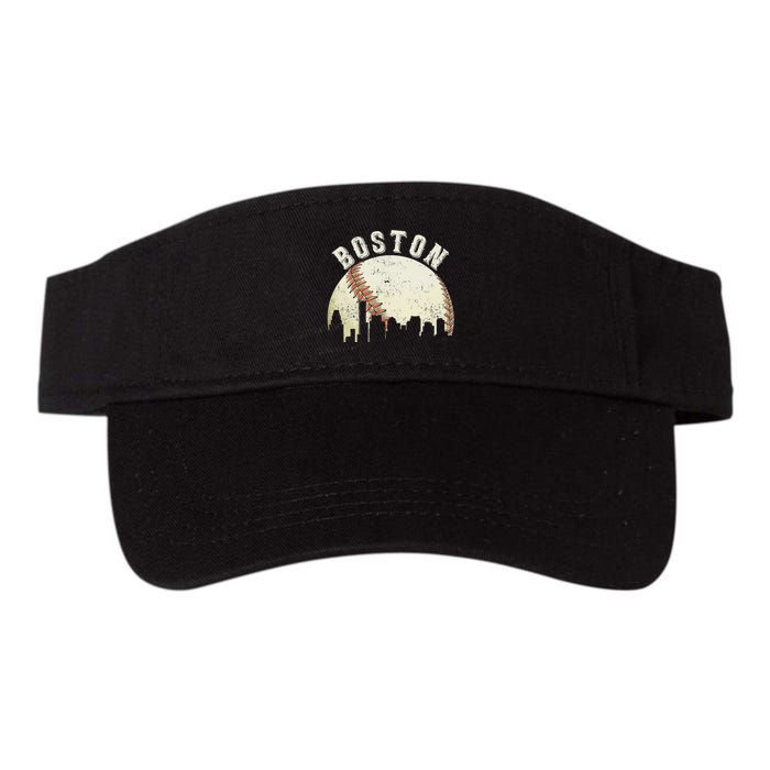Boston Vintage Baseball Distressed Retro Visor