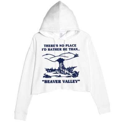 Beaver Valley Crop Fleece Hoodie