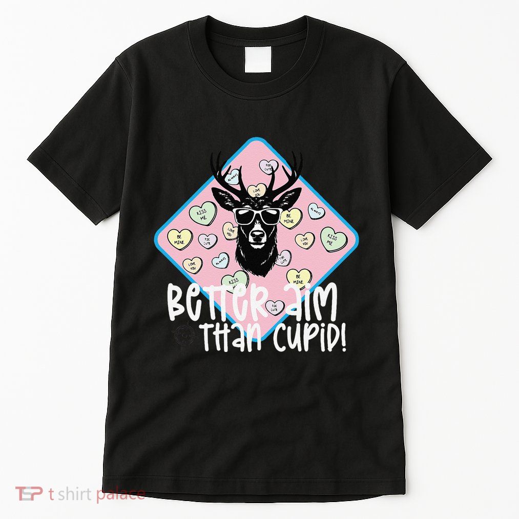 Boy Valentines Bucked Better Aim Than Cupid Deer Hunting Tall T-Shirt