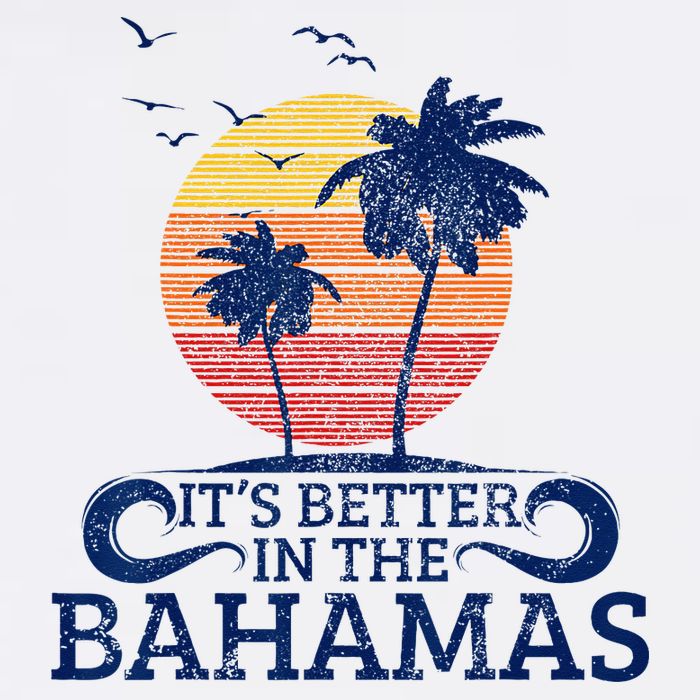 Bahamas Vintage Beach Palm Trees Sunset Vacation Souvenir Sweatshirt