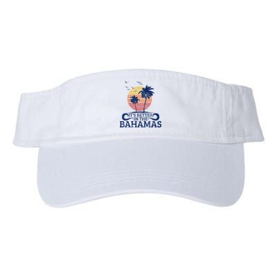 Bahamas Vintage Beach Palm Trees Sunset Vacation Souvenir Visor