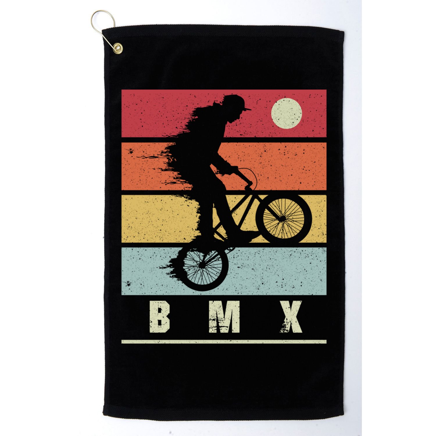 Bmx Vintage Bike Fans Kids Gift Boys Bmx Gift Golf Towel