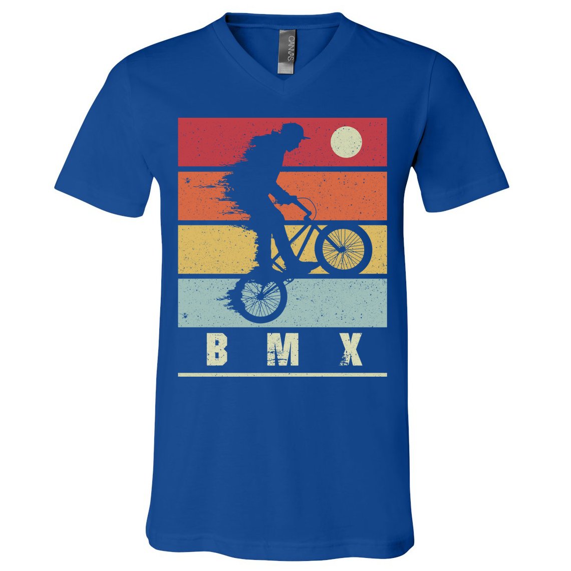 Bmx Vintage Bike Fans Kids Gift Boys Bmx Gift V-Neck T-Shirt