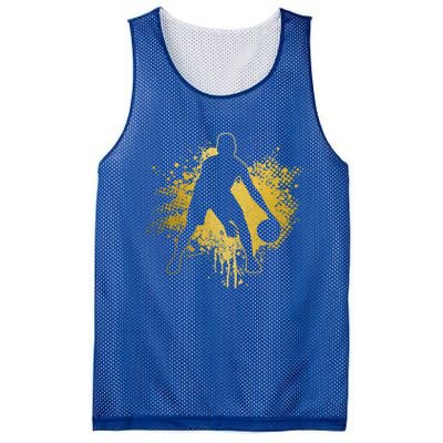 Basketball Vintage Bball Player Coach Sports Baller Great Gift Mesh Reversible Basketball Jersey Tank