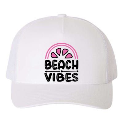 Beach Vibes Yupoong Adult 5-Panel Trucker Hat