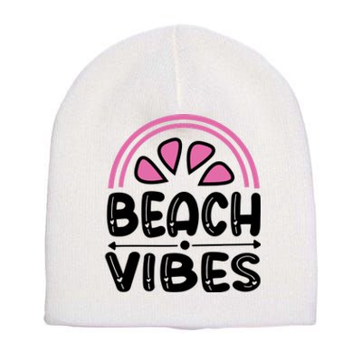 Beach Vibes Short Acrylic Beanie