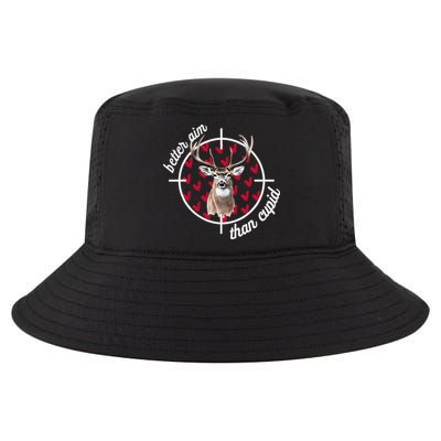 Boy Valentines Bucked Better Aim Than Cupid Deer Hunting Cool Comfort Performance Bucket Hat