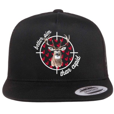 Boy Valentines Bucked Better Aim Than Cupid Deer Hunting Flatbill Hat