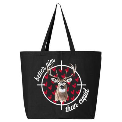 Boy Valentines Bucked Better Aim Than Cupid Deer Hunting 25L Jumbo Tote