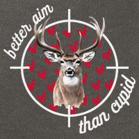 Boy Valentines Bucked Better Aim Than Cupid Deer Hunting Cotton Canvas Backpack