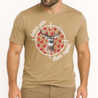 Boy Valentines Bucked Better Aim Than Cupid Deer Hunting Cooling Performance Crew T-Shirt