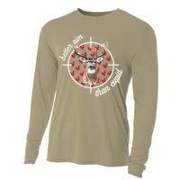 Boy Valentines Bucked Better Aim Than Cupid Deer Hunting Cooling Performance Long Sleeve Crew