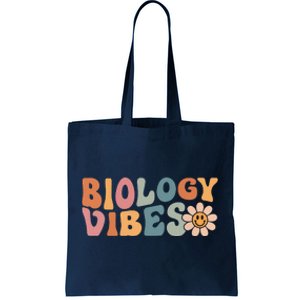 Biology Vibes Biology Teacher Student First Day Of School Tote Bag