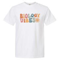 Biology Vibes Biology Teacher Student First Day Of School Garment-Dyed Heavyweight T-Shirt