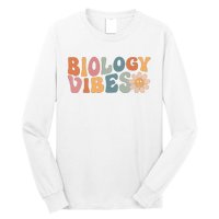 Biology Vibes Biology Teacher Student First Day Of School Long Sleeve Shirt