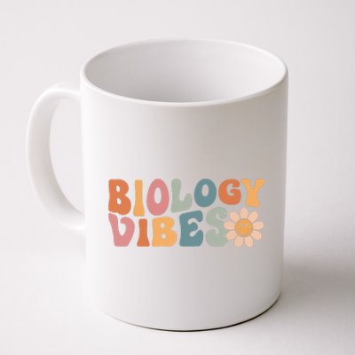 Biology Vibes Biology Teacher Student First Day Of School Coffee Mug