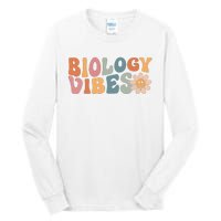 Biology Vibes Biology Teacher Student First Day Of School Tall Long Sleeve T-Shirt