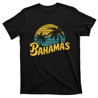 Bahamas Vacation Beach Palm Retro Tropical T-Shirt