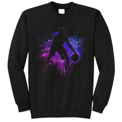 Basketball Vintage Bball Player Coach Sports Baller Sweatshirt