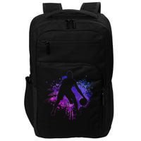 Basketball Vintage Bball Player Coach Sports Baller Impact Tech Backpack