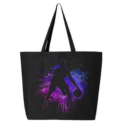 Basketball Vintage Bball Player Coach Sports Baller 25L Jumbo Tote