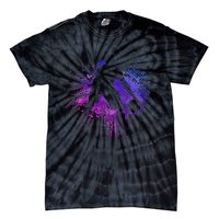 Basketball Vintage Bball Player Coach Sports Baller Tie-Dye T-Shirt