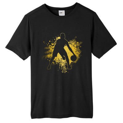 Basketball Vintage Bball Player Coach Sports Baller Tall Fusion ChromaSoft Performance T-Shirt