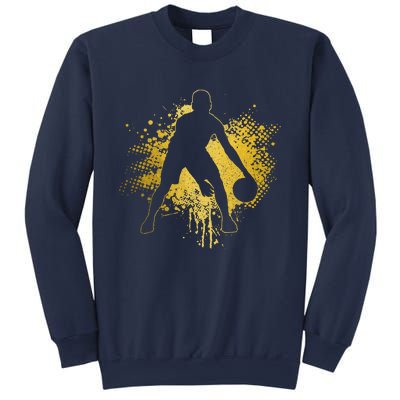 Basketball Vintage Bball Player Coach Sports Baller Sweatshirt