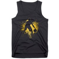 Basketball Vintage Bball Player Coach Sports Baller Tank Top