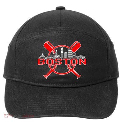 Boston Vintage Baseball 7-Panel Snapback Hat