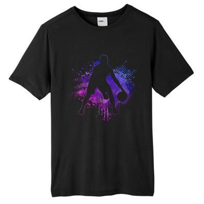 Basketball Vintage Bball Player Coach Sports Baller  Tall Fusion ChromaSoft Performance T-Shirt