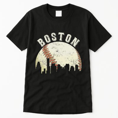 Boston Vintage Baseball Distressed Tall T-Shirt