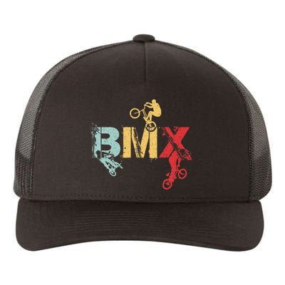 Bmx Vintage Bike Fans Yupoong Adult 5-Panel Trucker Hat