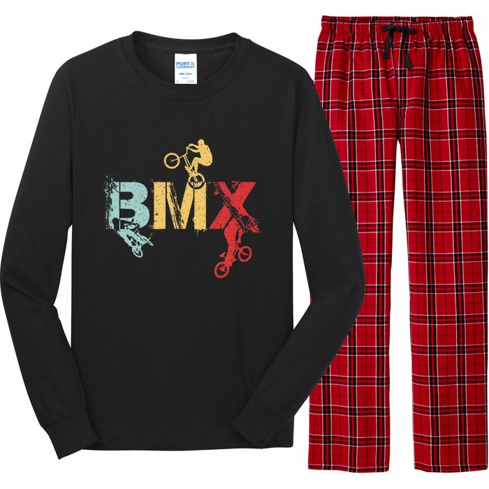 Bmx Vintage Bike Fans Long Sleeve Pajama Set