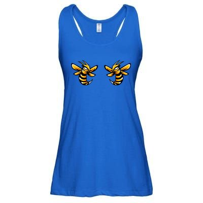 Boobies Vs Boob Bees And Boobees Vs Boo Bees Gift Ladies Essential Flowy Tank