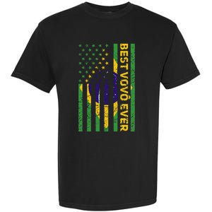 Best Vovô Brazil American Flag Garment-Dyed Heavyweight T-Shirt