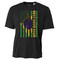 Best Vovô Brazil American Flag Cooling Performance Crew T-Shirt