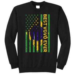 Best Vovô Brazil American Flag Sweatshirt