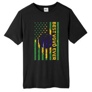 Best Vovô Brazil American Flag Tall Fusion ChromaSoft Performance T-Shirt