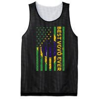 Best Vovô Brazil American Flag Mesh Reversible Basketball Jersey Tank