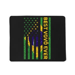 Best Vovô Brazil American Flag Mousepad