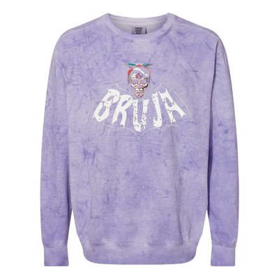 Bruja Vintage Bat Colorblast Crewneck Sweatshirt