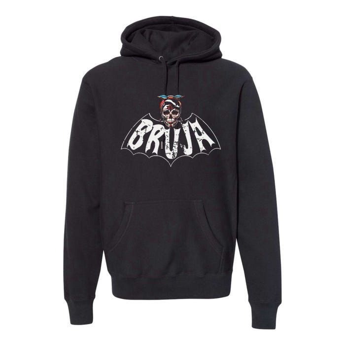 Bruja Vintage Bat Premium Hoodie