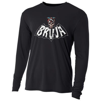 Bruja Vintage Bat Cooling Performance Long Sleeve Crew