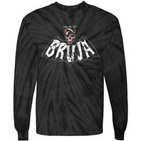 Bruja Vintage Bat Tie-Dye Long Sleeve Shirt