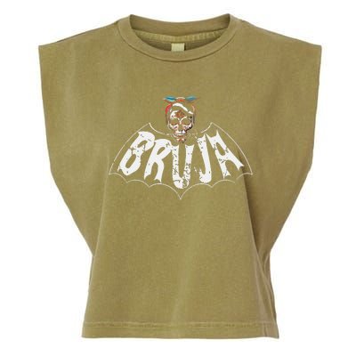 Bruja Vintage Bat Garment-Dyed Women's Muscle Tee