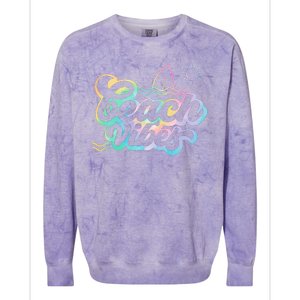 Beach Vibes Colorful Ocean Colorblast Crewneck Sweatshirt